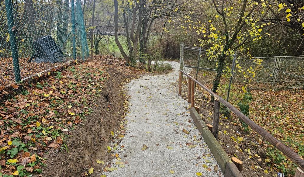 Ureditev dostopne poti k vrtcu in šoli v Kamnici